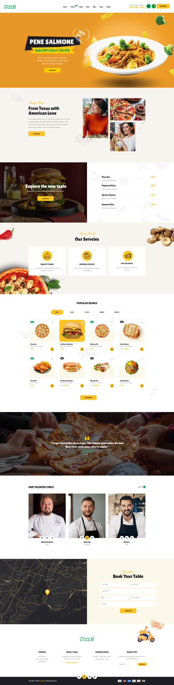 Poco - Fast Food Restaurant WordPress Theme - Image 5