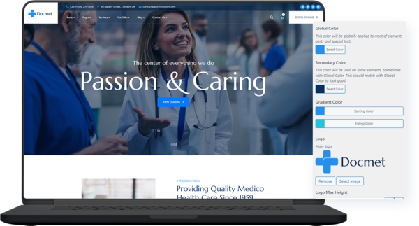 Docmet - HealthCare and Medical WordPress Theme